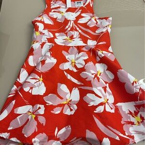 Milly minis Red and White Floral Dress